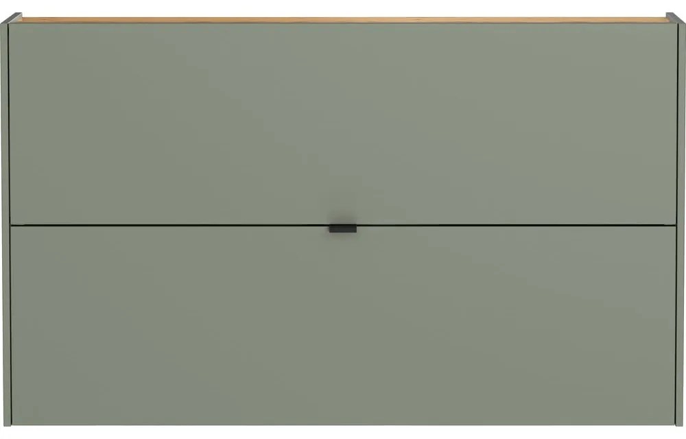 Зелено-сив шкаф за обувки с панти Ameca - Germania