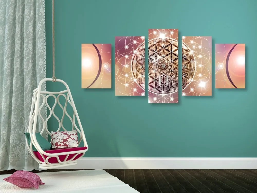 картини от 5 части – Очарователна Мандала