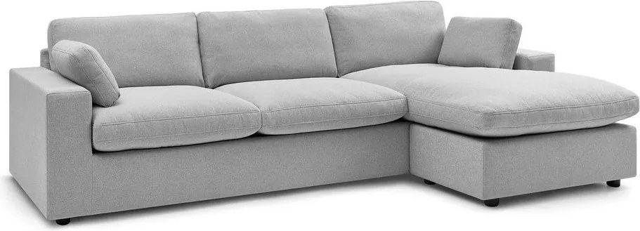 Светлосив ъглов диван Belair – Bobochic Paris