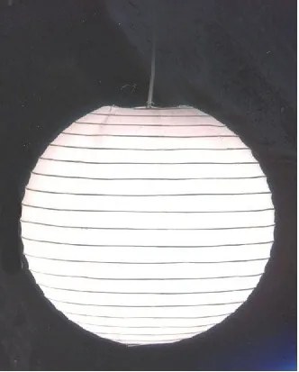 Бял абажур ø 40 cm Paper – Trio