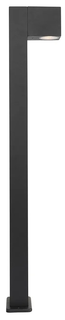 Индустриална външна подова лампа тъмно сива 80 см IP44 - Baleno