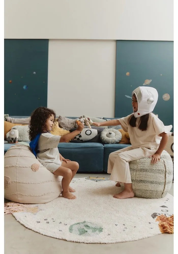 Светлозелен детски пуф Neptune – Lorena Canals