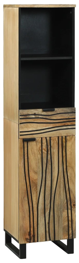 Sonata H шкаф за баня 38x33.5x160 см от масивно дърво манго