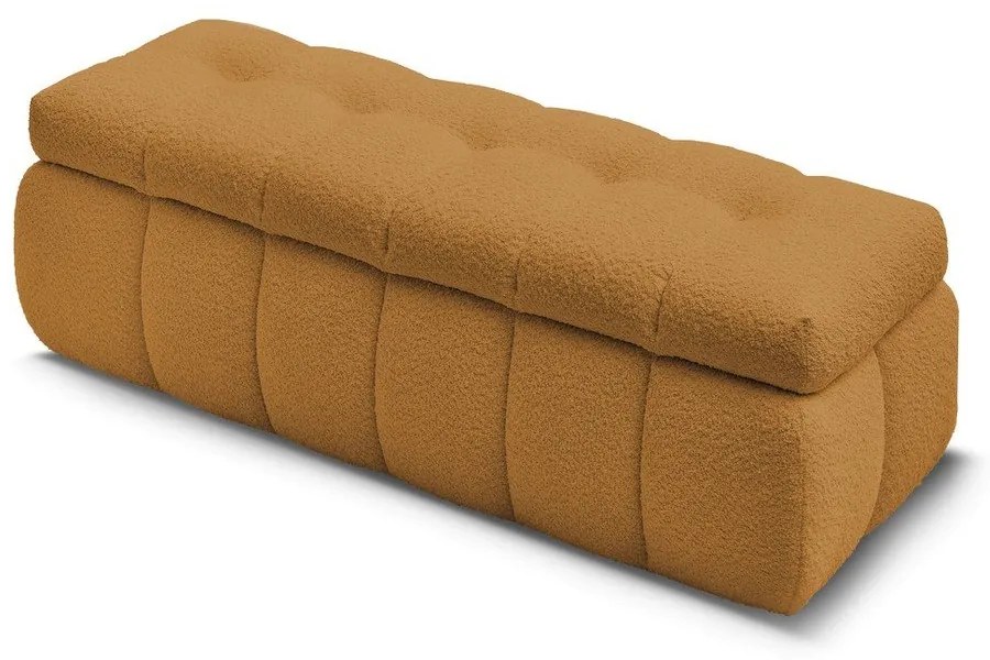 Пейка от букле в цвят горчица Mont Blanc – Bobochic Paris