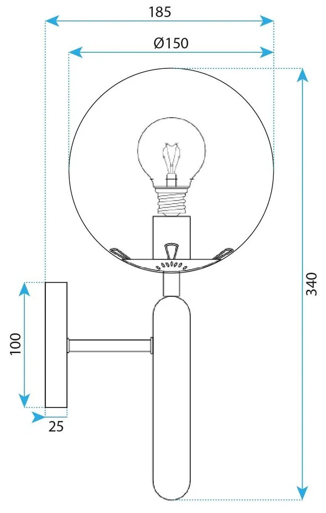 Аплик G098-1W GOLD