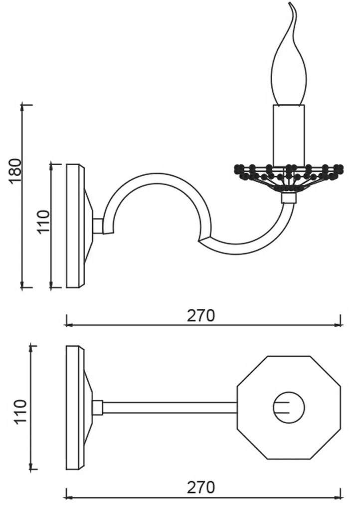 Аплик за стена Dorze