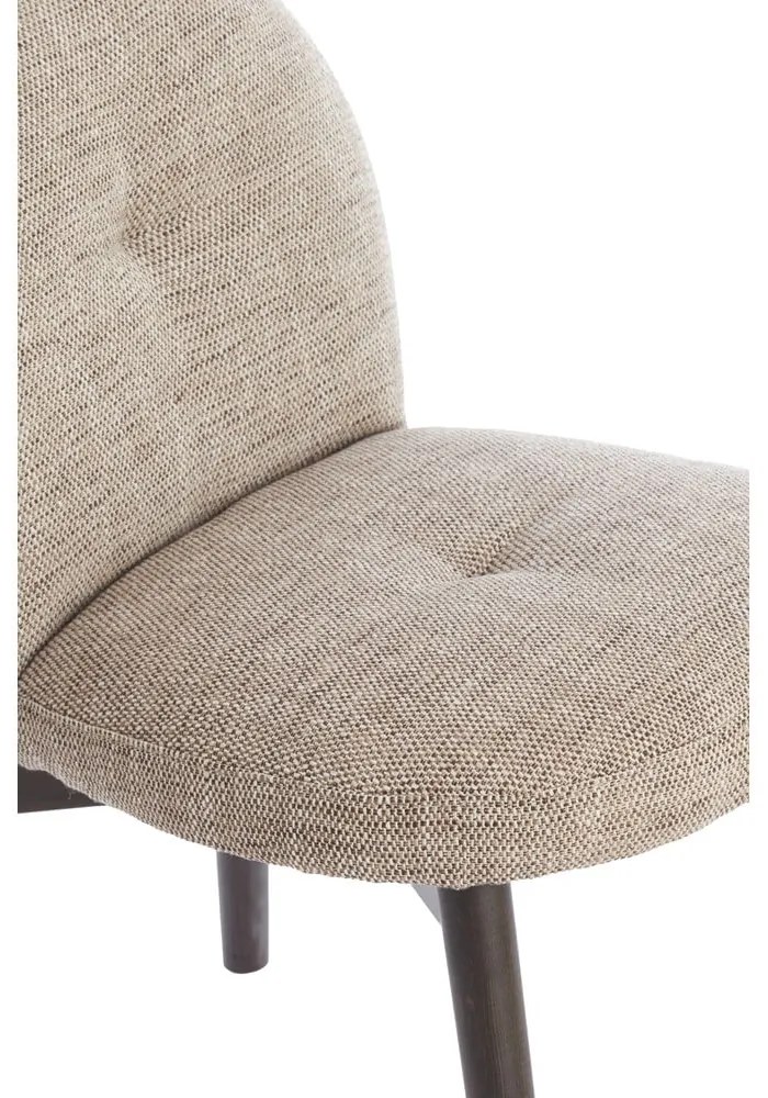 Бежови тапицирани трапезни столове в комплект 2 бр. Sinosa – Light &amp; Living