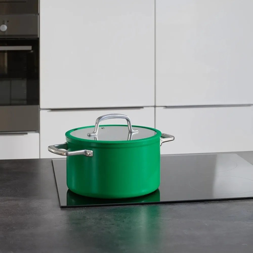 Гърне с капак/с керамично покритие подходящо за индукционен котлон 5,5 l Meda 3.0 – FABINI