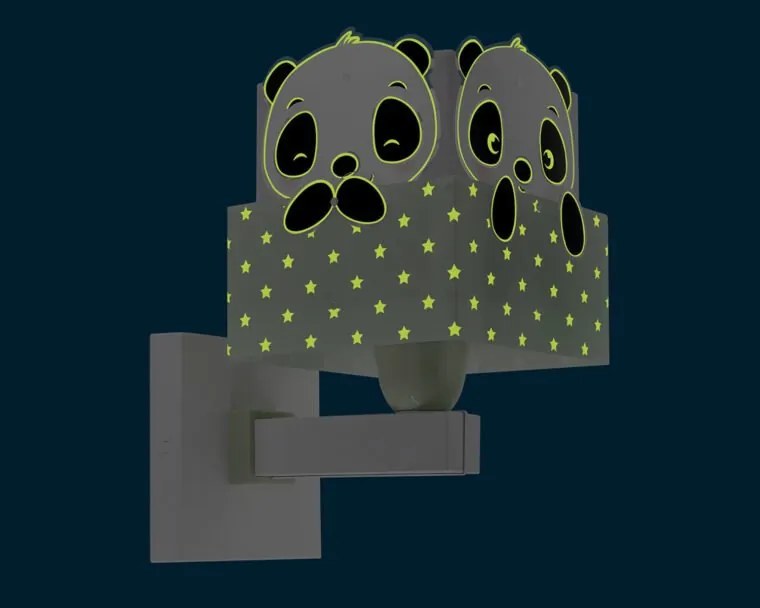 Стенна апличка Ango Panda-Green