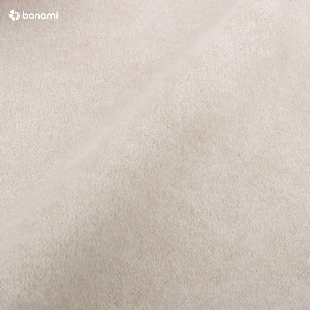 Бежово двойно легло 180x200 cm тапицирано с включена подматрачна рамка Tulsa – Ropez