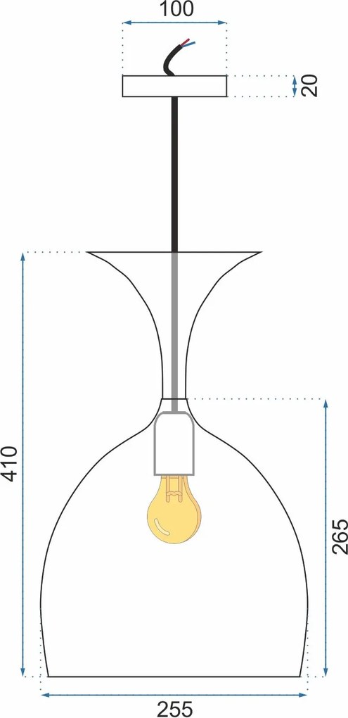 Пендел METAL White APP291-1CP