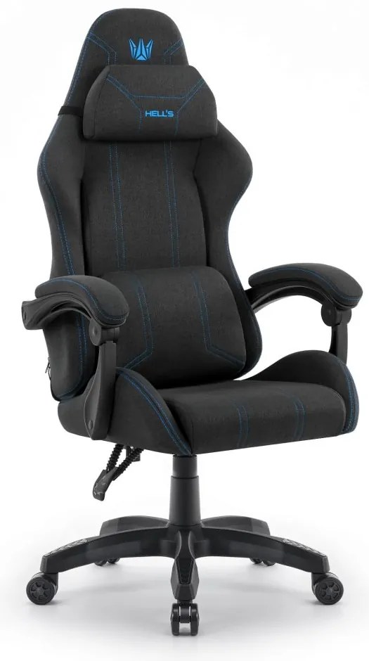 Ергономичен геймърски стол от плат HC-1014 червен