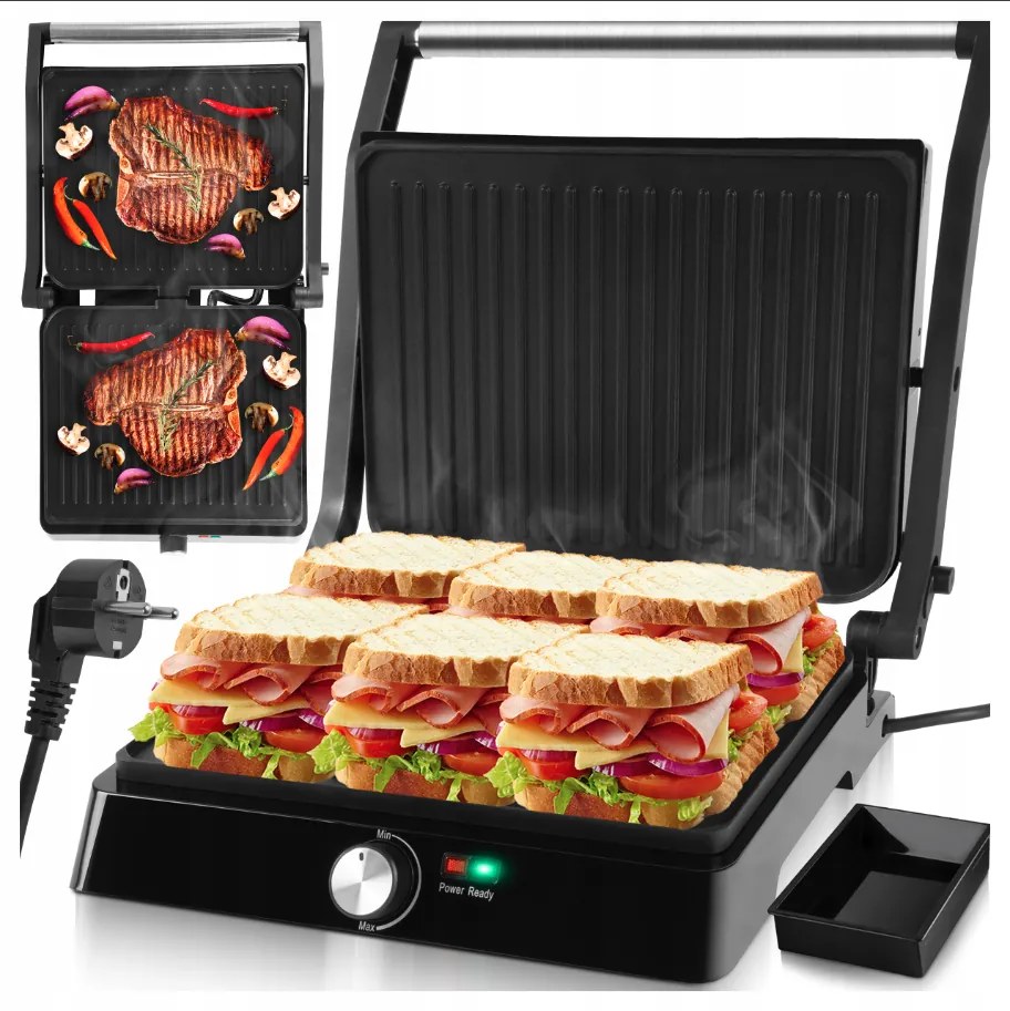 Електрическа скара и машина за сандвичи MALTEC SM3000W 2200W