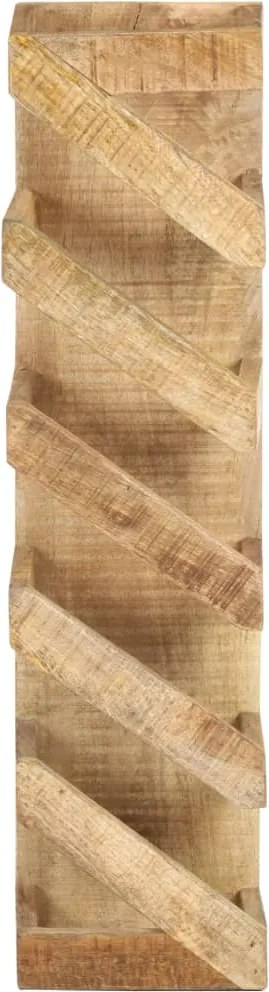 321627 vidaXL Стойка за вино за 5 бутилки, мангово дърво масив