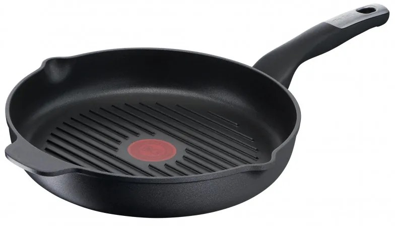 Грил тиган Tefal E2294074 GRILP 26 RND IC G6 UNLIMITED CA, 26 см, Thermo-Signal & Fusion, Без PFOA, Индукция, Черен