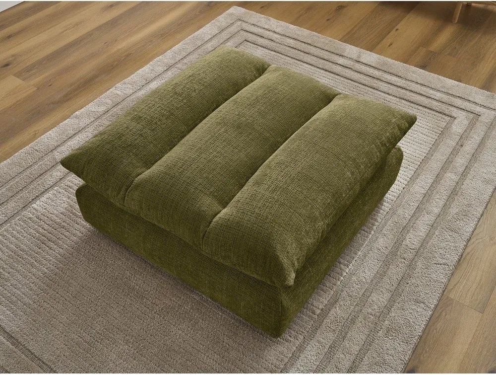 Зелена шенилова табуретка Neil – Bobochic Paris