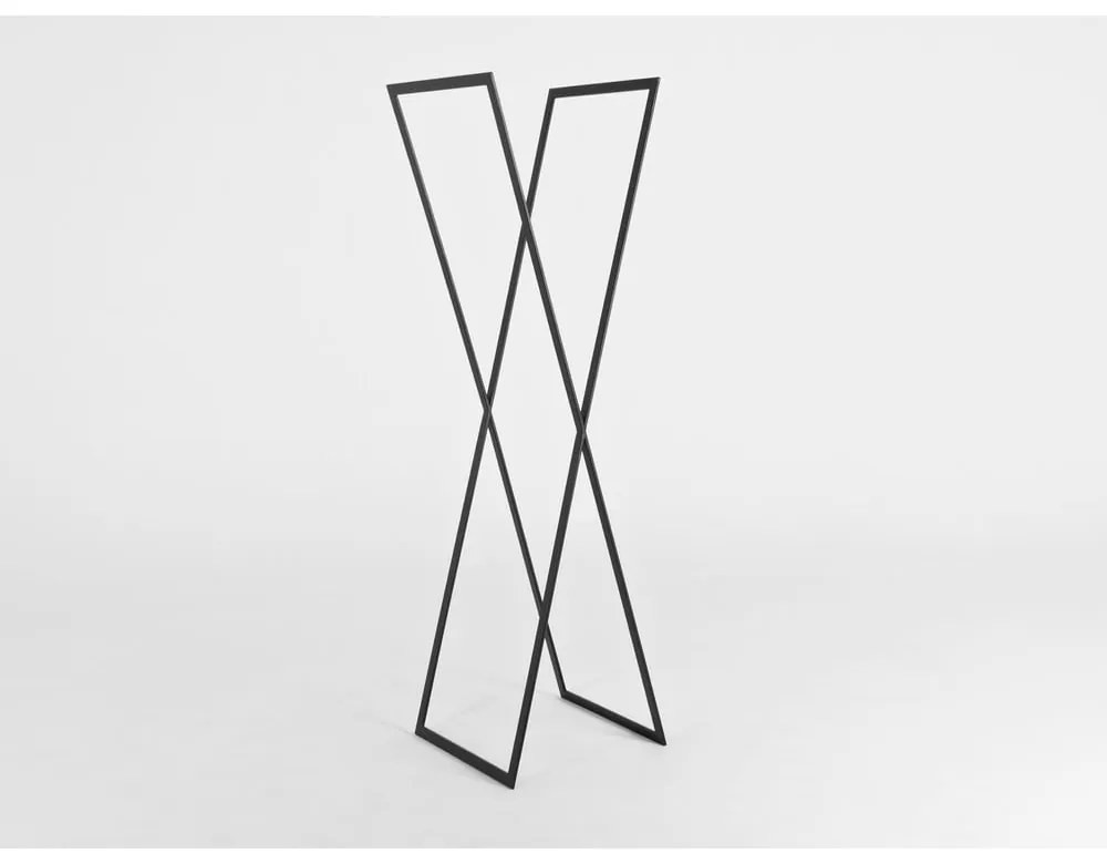 Черна метална закачалка Rosett - CustomForm