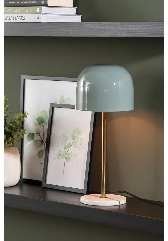 Настолна лампа мента с метален абажур (височина 50 cm) Manta – Leitmotiv