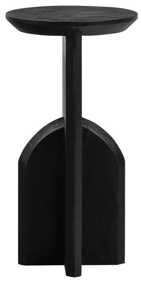 Кръгла странична масичка от масивна акация ø 30 cm Kioni – WOOOD