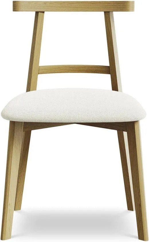 Кремав трапезен стол от масивна дървесина Ohelo – Makamii