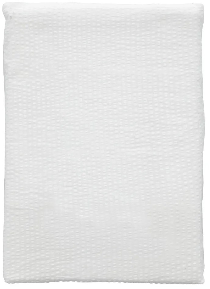 Бяло спално бельо от органичен памук 200x140 cm Wave Optical - Södahl