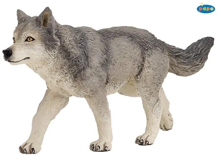 Papo - Фигурка сивия вълк 53012