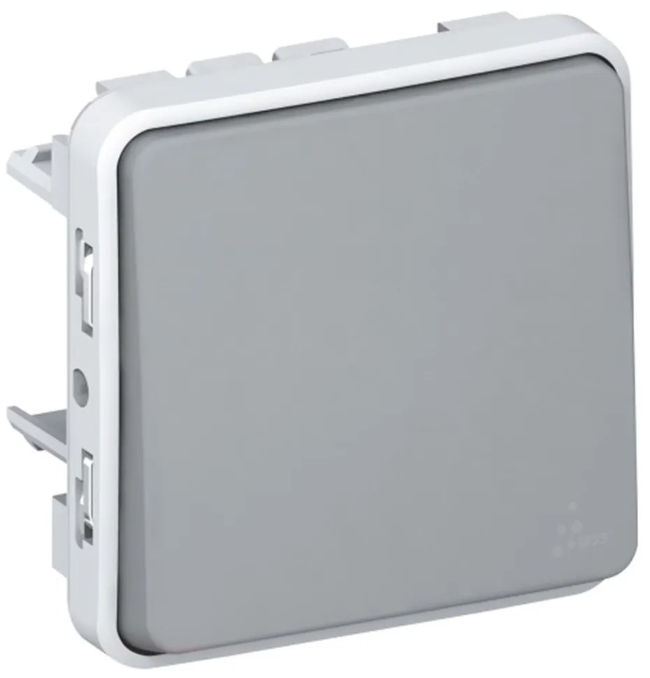 Legrand 069521 Модулен ключ IP55 10AX 250V - сив Plexo ,  - 069521