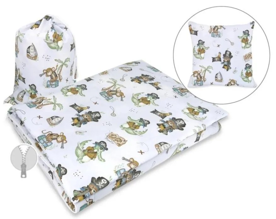 COSING - Пътен спален чувал с възглавничка Пирати