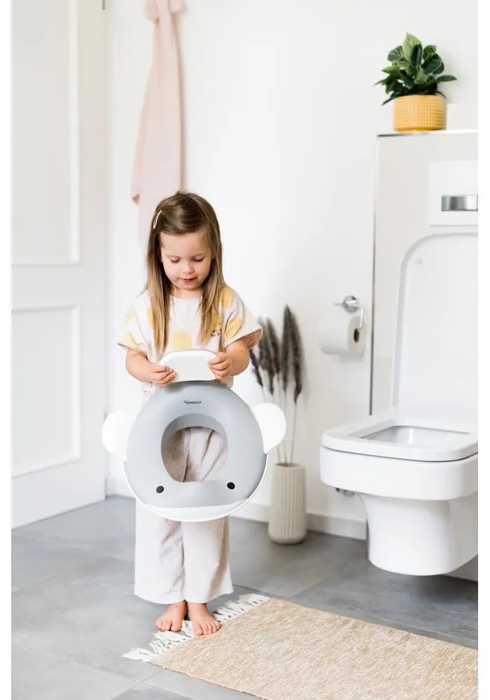 Тъмносива детска седалка за тоалетна Dark grey – Kindsgut