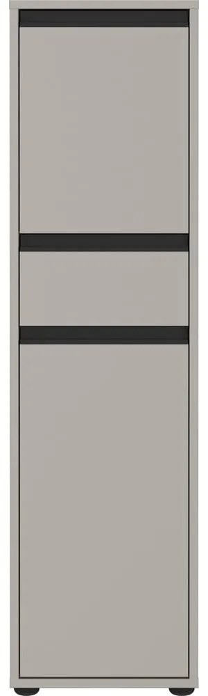 Сив висок шкаф за баня 33x121 cm Lemont – Germania