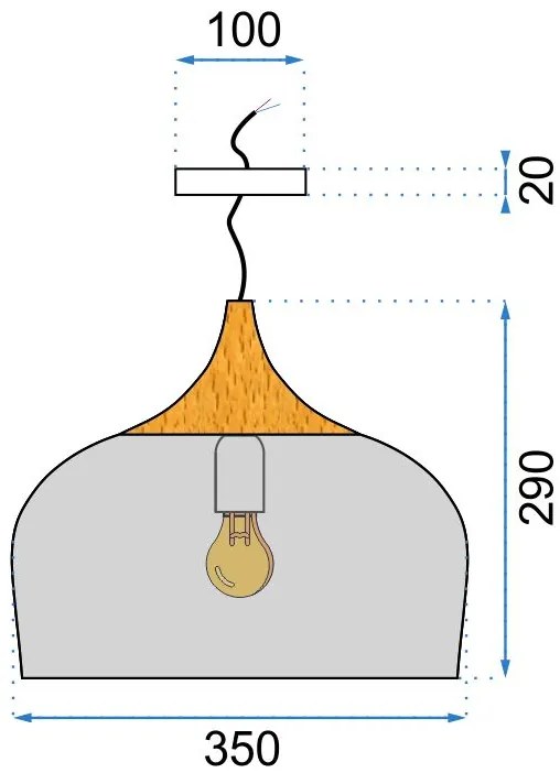 Пендел Bari Gray APP182-1CP