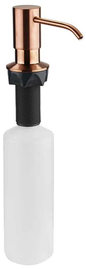 Пластмасов дозатор за сапун за вграждане в меден цвят 350 ml – Sapho