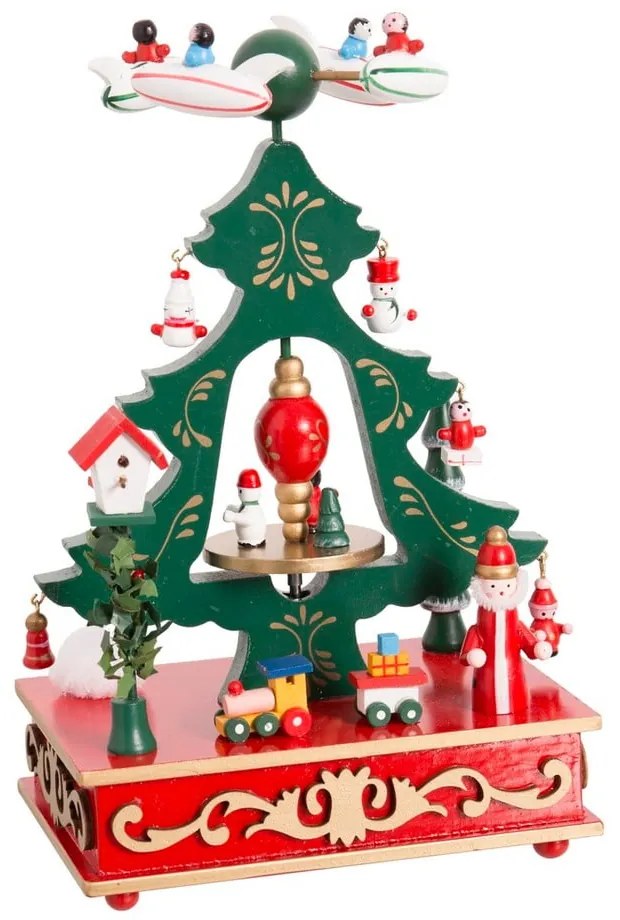 Дървена музикална играчка (височина 24 cm) Christmas Tree – Casa Selección