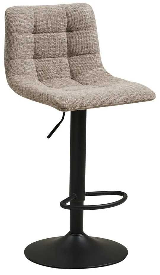 Бежов тапициран бар стол с регулируема височина (височина на седалката 61 cm) Middelfart – House Nordic