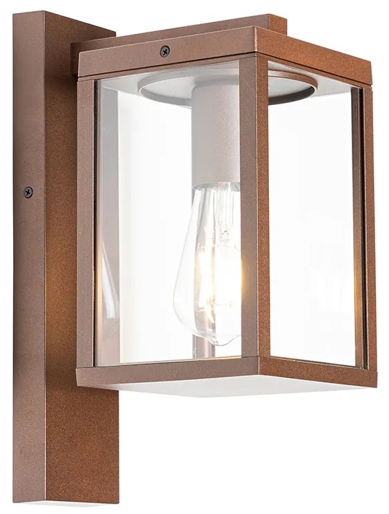 Смарт външен стенен фенер ръждивокафяв IP44 вкл. WiFi ST64 - Charlois