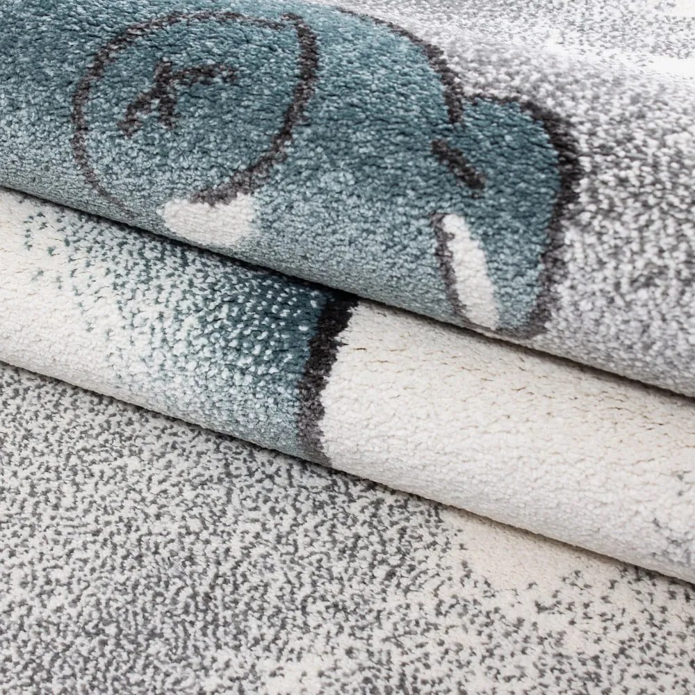 Синьо-сив детски килим 140x200 cm Kids – Ayyildiz Carpets