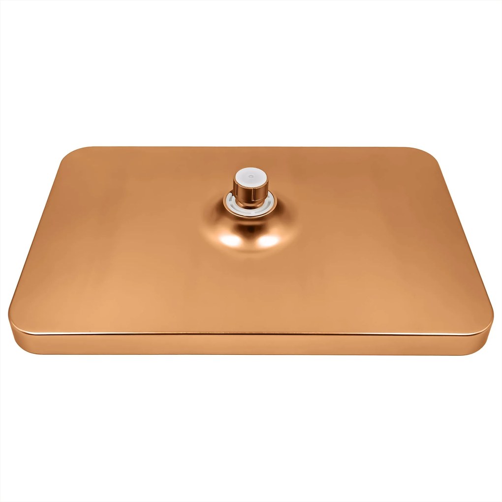 Правоъгълна душ пита REA JS-032 Brushed Copper