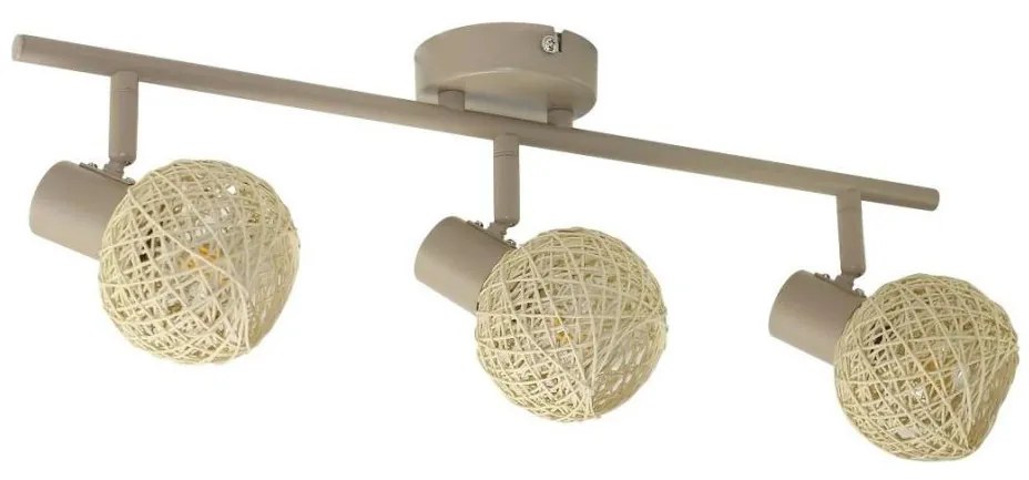 Точково осветително тяло DEX 3xE14/10W/230V бежово/кремаво