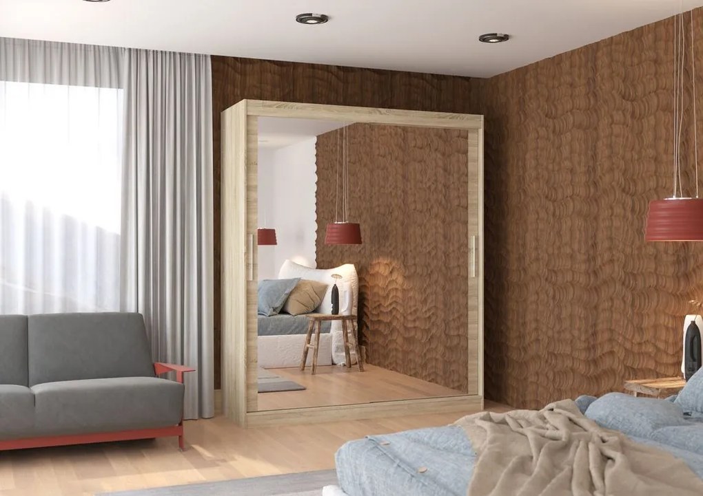 Гардероб Lloyd 180 плъзгащ се-Drus anoixto