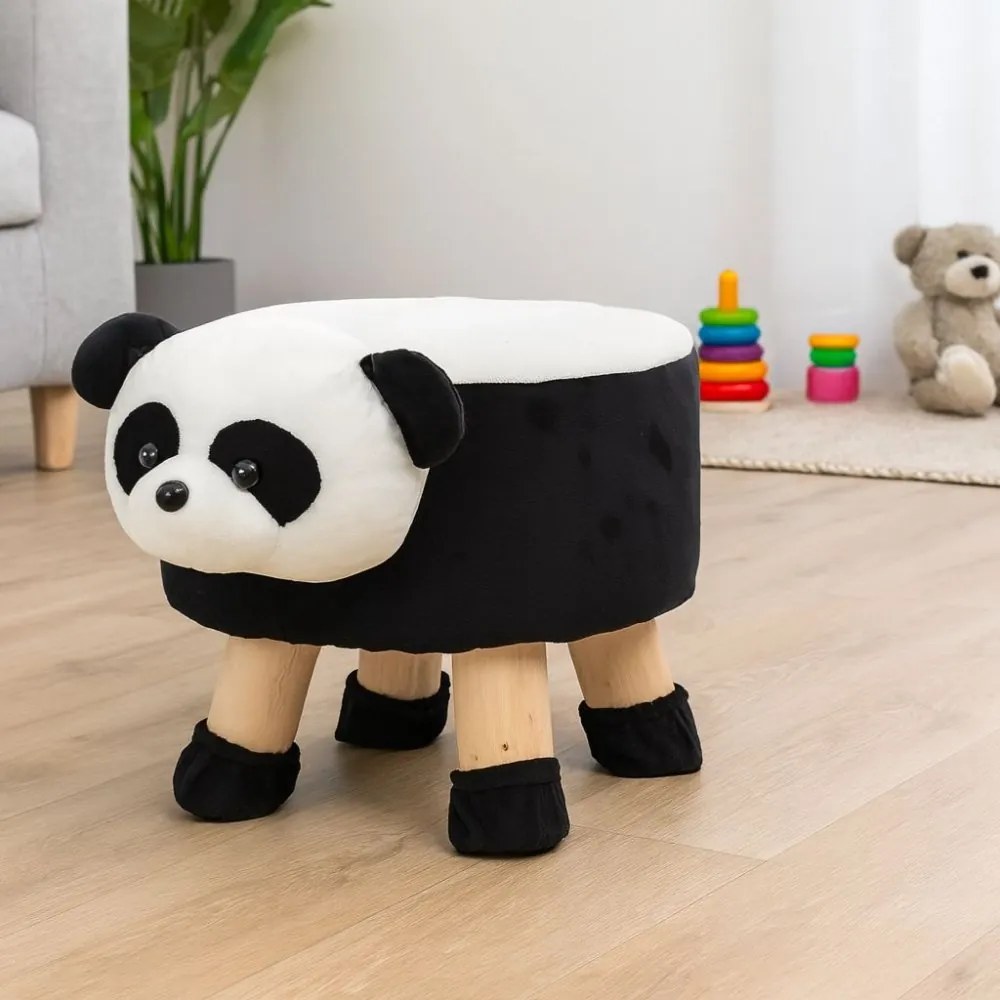 Детска табуретка с мотив на панда