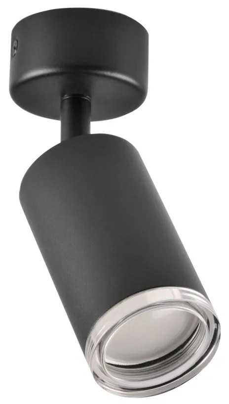 LED RGBW димируемо точково осветително тяло за баня TURYN 1xGU10/6,5W/230V IP44 черно