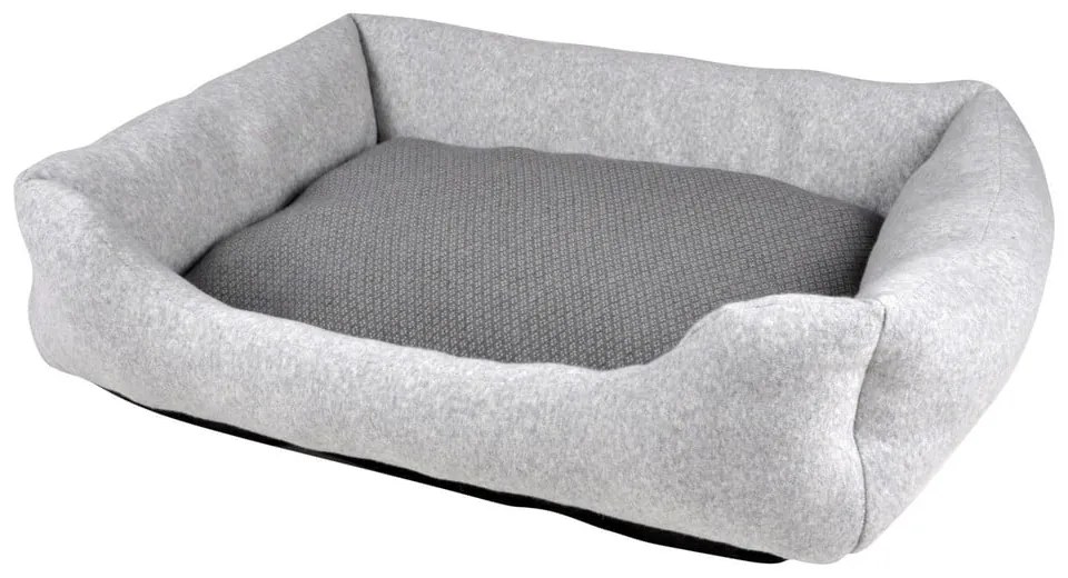 Светлосиво легло за домашни любимци 60x48 cm Graphene – Love Story