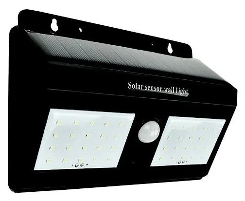 LED Соларен аплик със сензор LED/1,2W/3,7V 6500K IP65