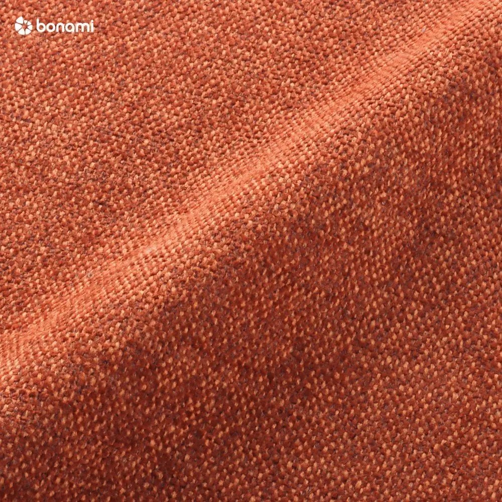 Оранжев U-образен разтегателен диван, ляв ъгъл Scandic Lagom - Miuform