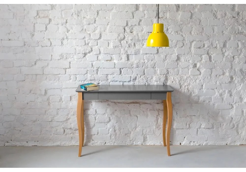 Тъмно сиво бюро Lillo, дължина 105 cm - Ragaba