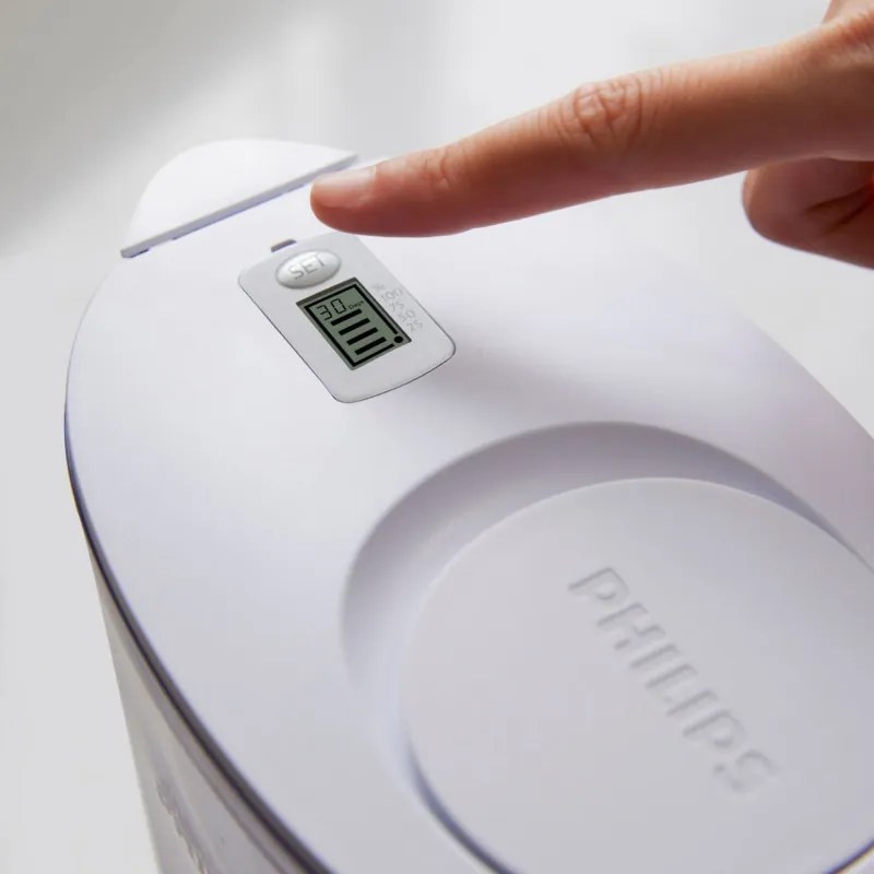 Филтрираща кана за вода Philips AWP2933WHT/58, 2.6 л, Дигитален таймер, Micro X-Clean, Бял