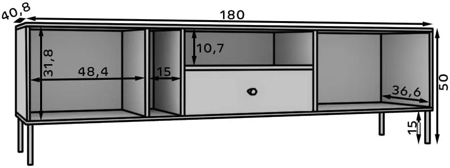 ТV шкаф Code2D1S-Mauro