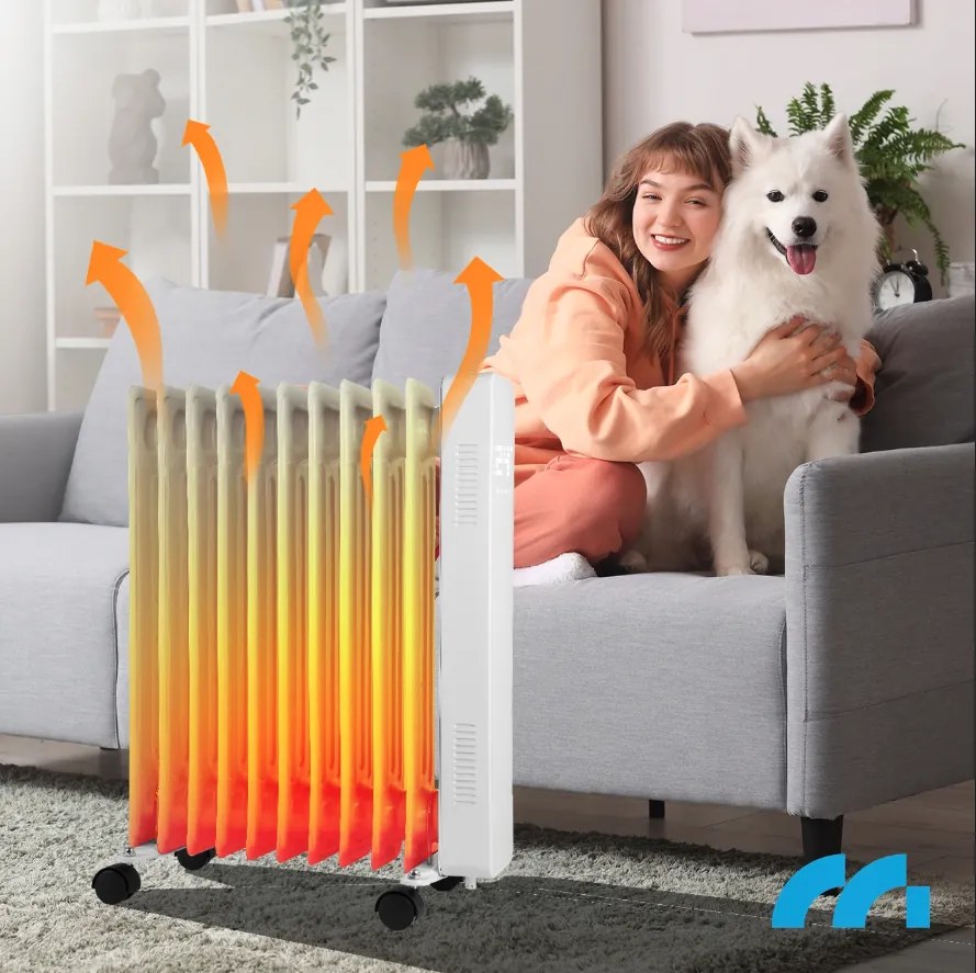 Електрически маслен радиатор MALTEC PROOIL2500WW