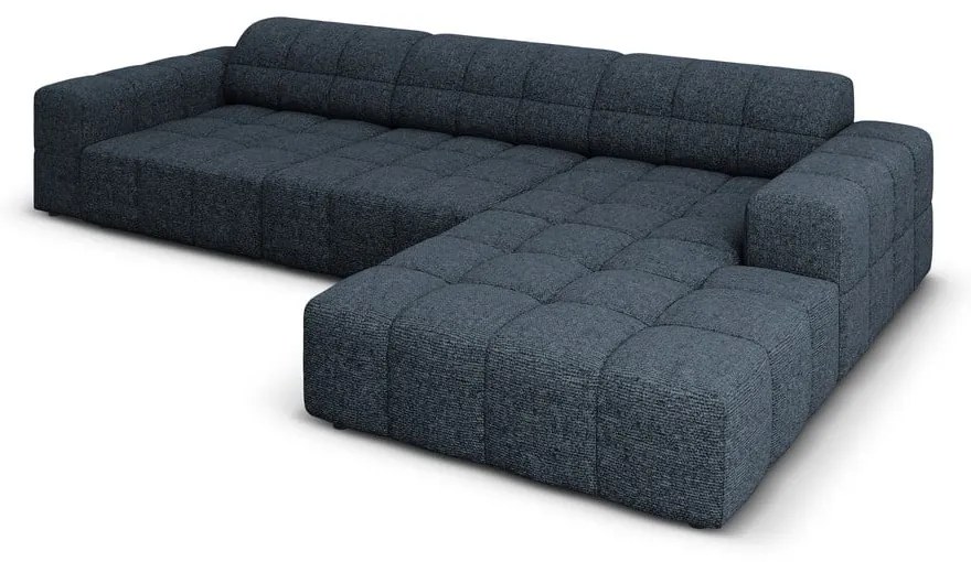 Син ъглов диван (десен ъгъл) Chicago - Cosmopolitan Design