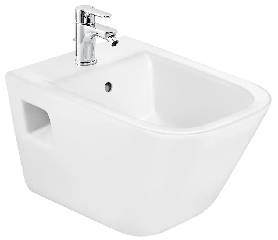 Окачено биде, A357475000, Roca, SQUARE, бяло, 35х54х31.5см